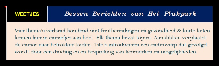 Weetjes in B.B.